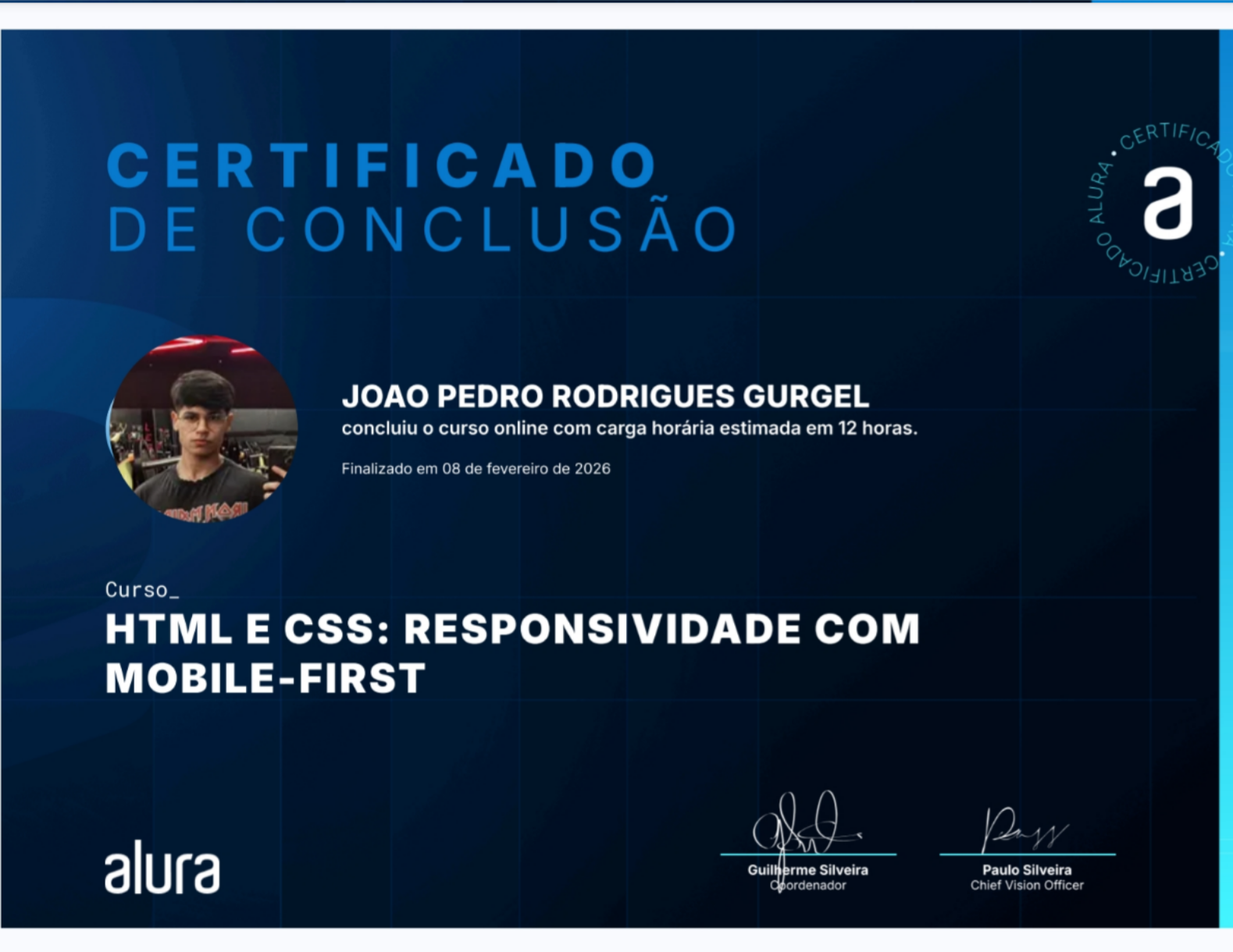 certificado alura